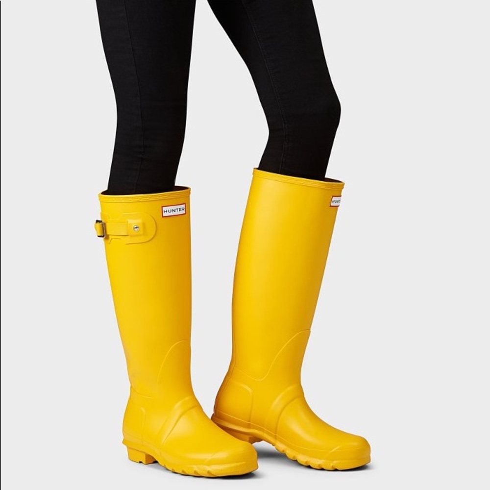 Women’s Hunter Original Yellow Tall Rain Boots